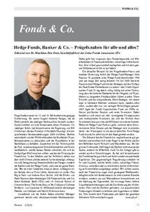 Hedge Funds, Banker &amp; Co.